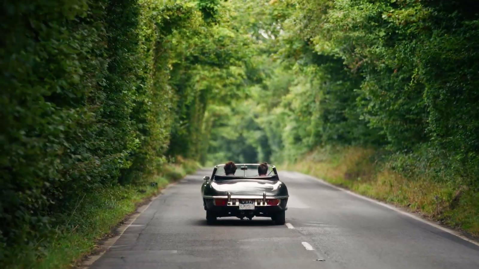 Still: the drive through the lanes to Goodwood